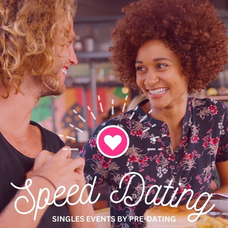 Attendees at a MN Speed Dating Event