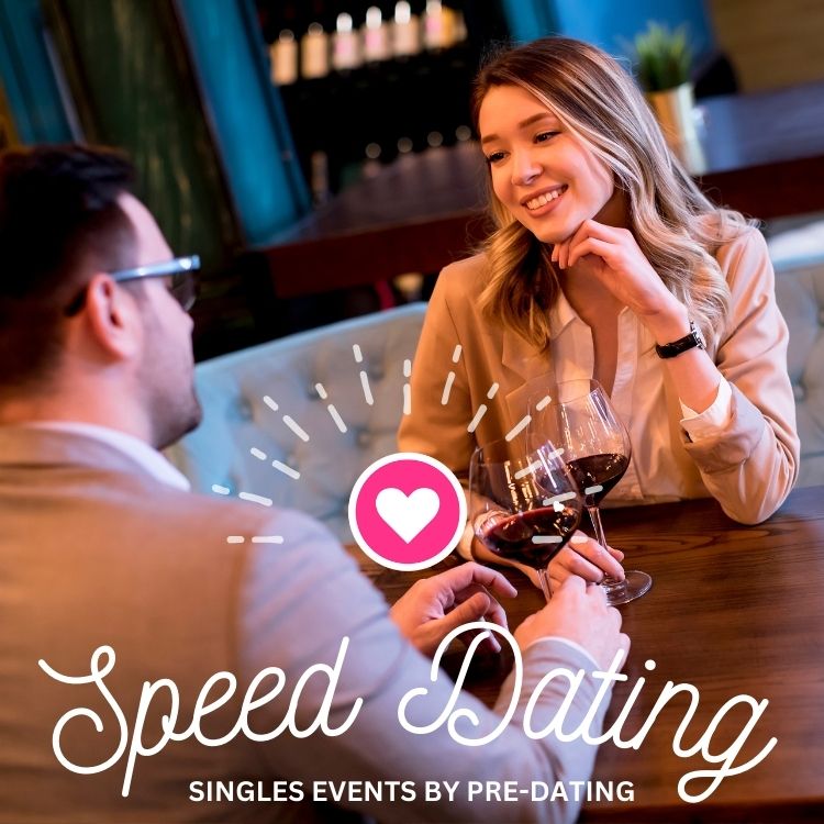 Attendees at a TX Speed Dating Event