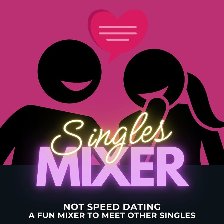 Attendees at a IN Singles Mixer