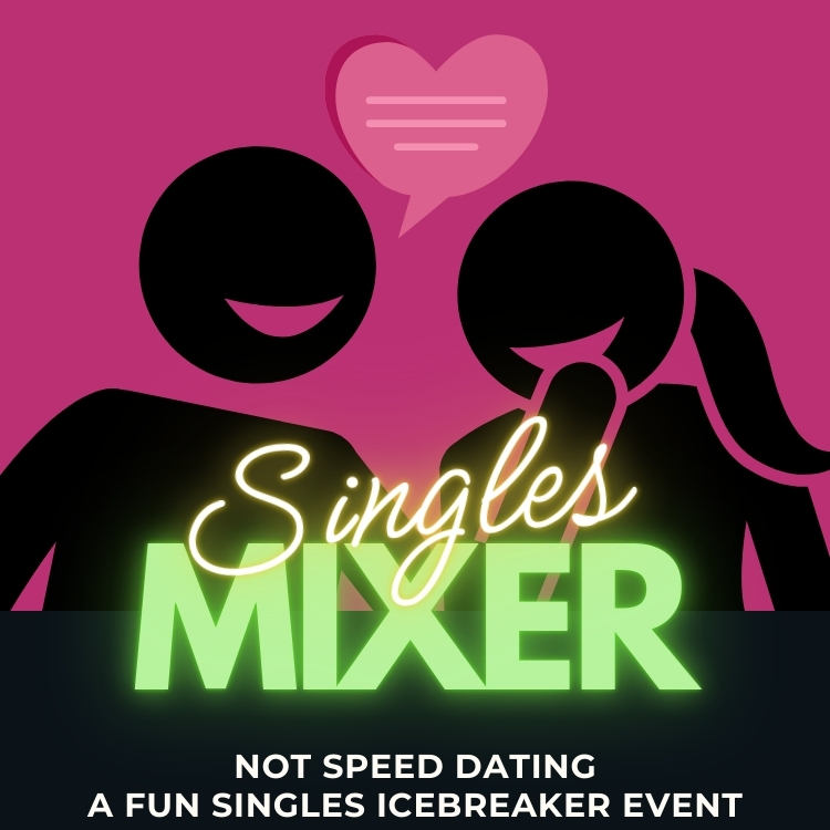 Attendees at a IN Singles Mixer