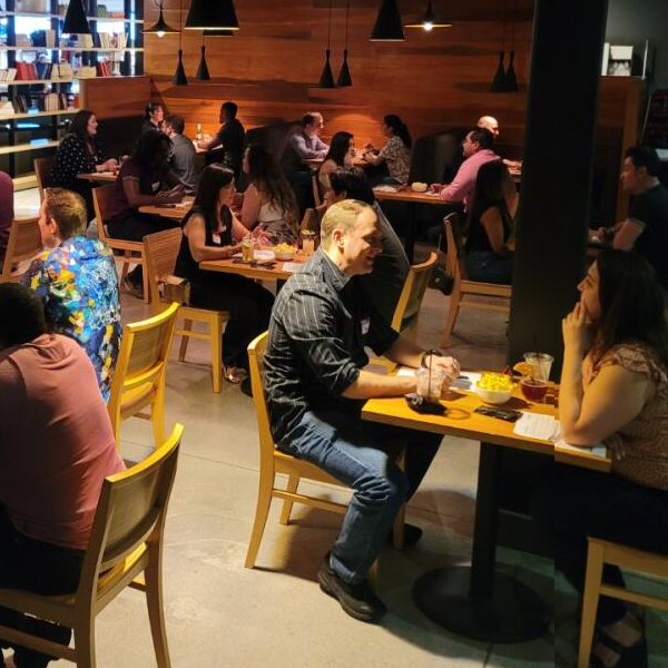 Attendees at a CO Speed Dating Event